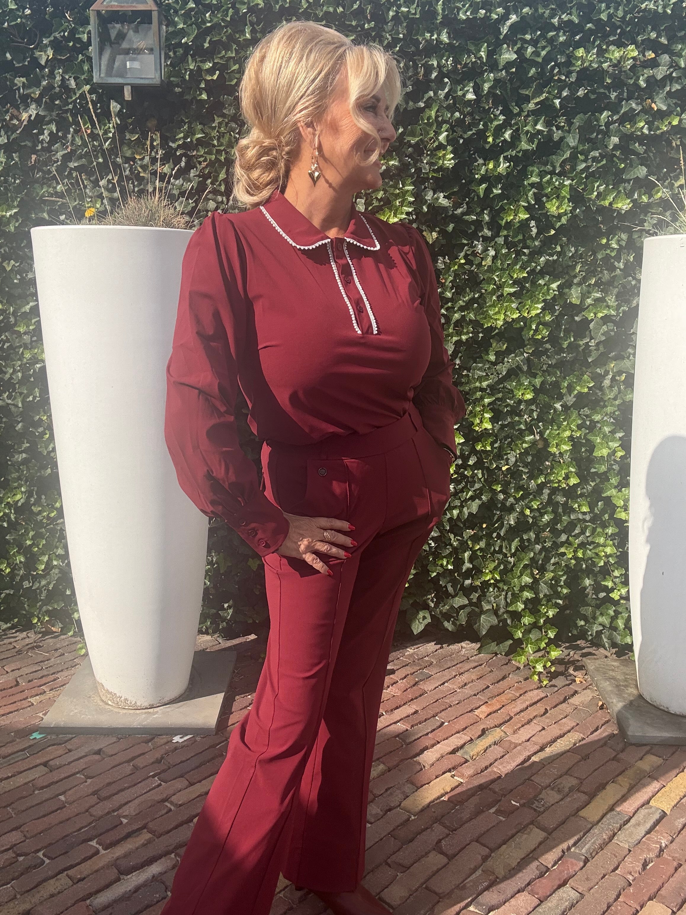 Triple Nine Top TP6926 Burgundy